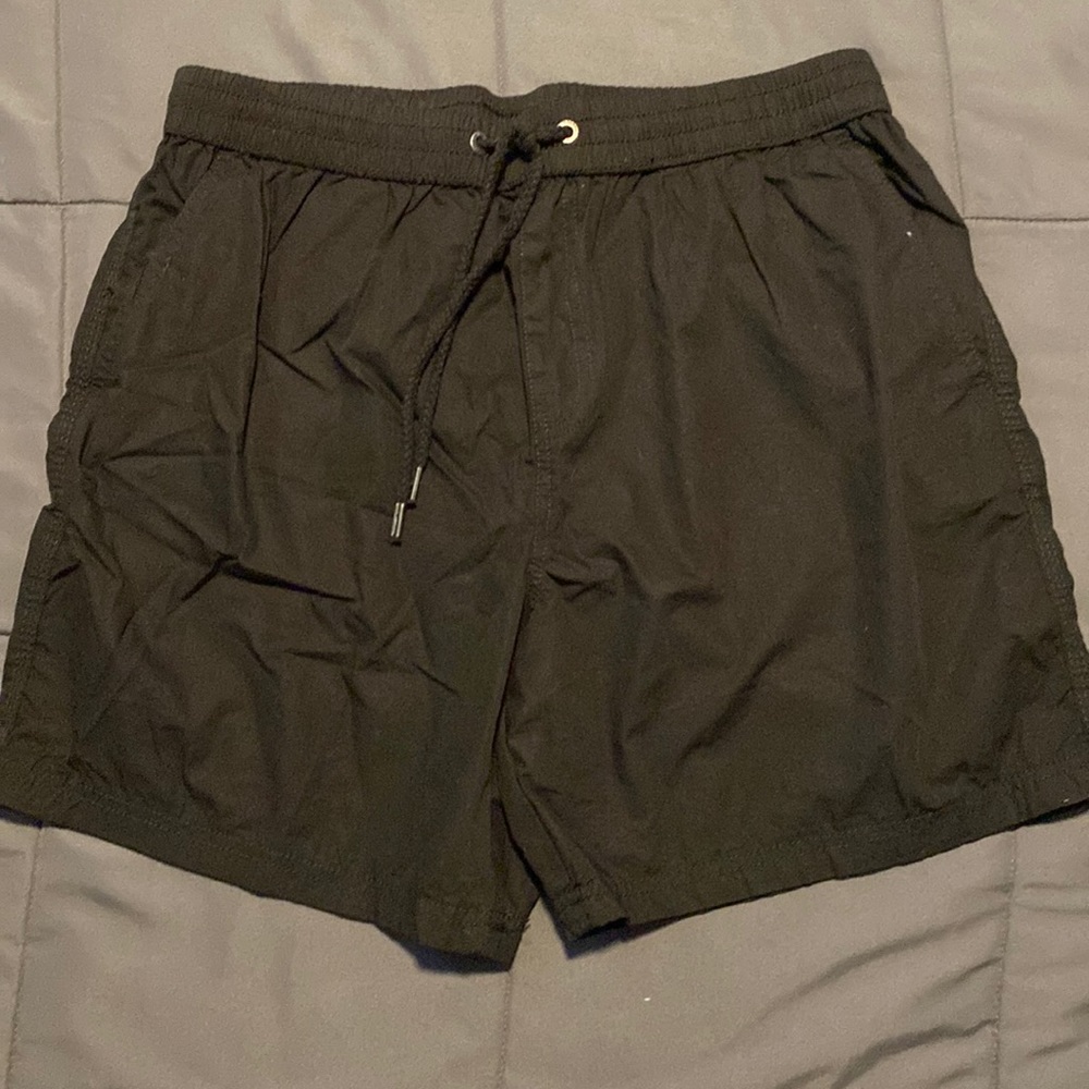 Black swim shorts cotton on